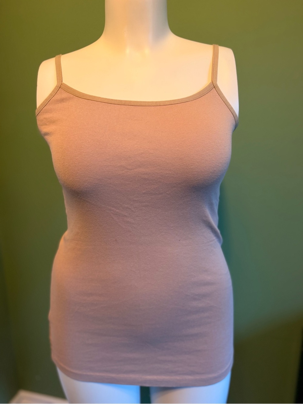 Majora Women's Seamless Spaghetti Strap Tank Top - Dusty Rose
